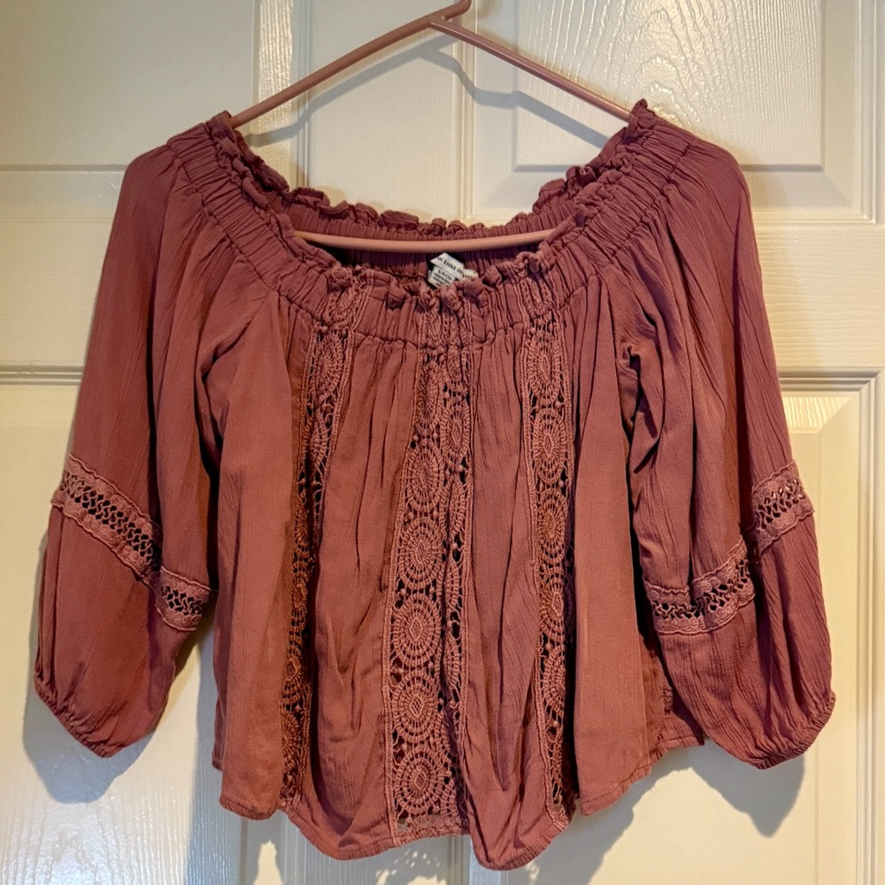 4 for $20 (bundle) American Eagle Outfitter Lace Blouse crop top